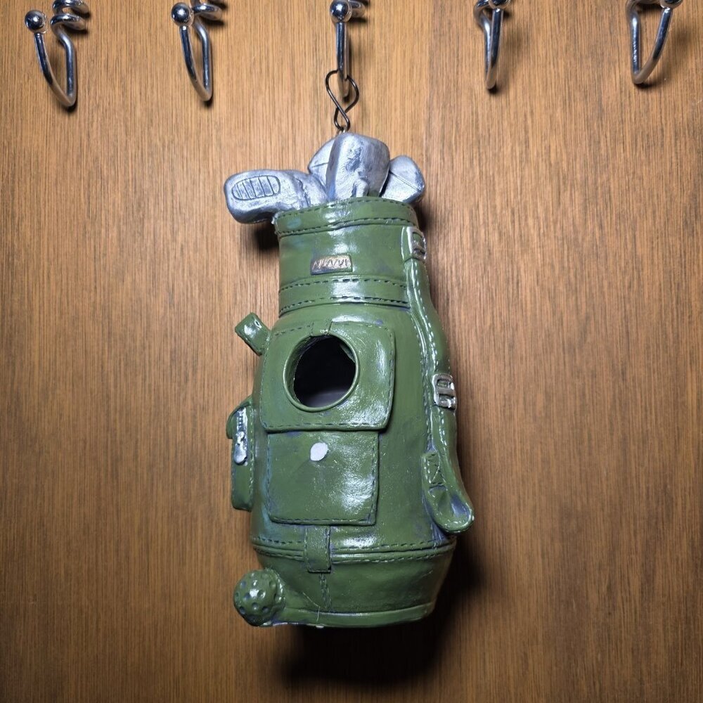 Golf Clubs / Bag Green Acrylic Bird House